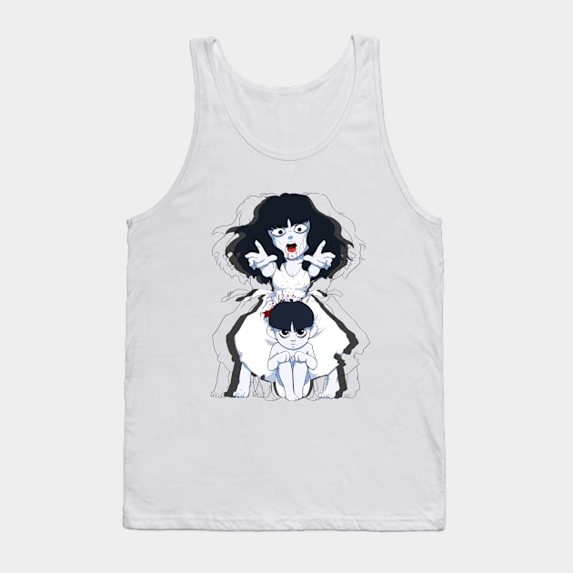 Ju on Tank Top by Beansprout Doodles